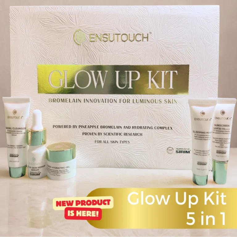 Ensutouch Glow Up Kit Dengan Enzim Bromelain