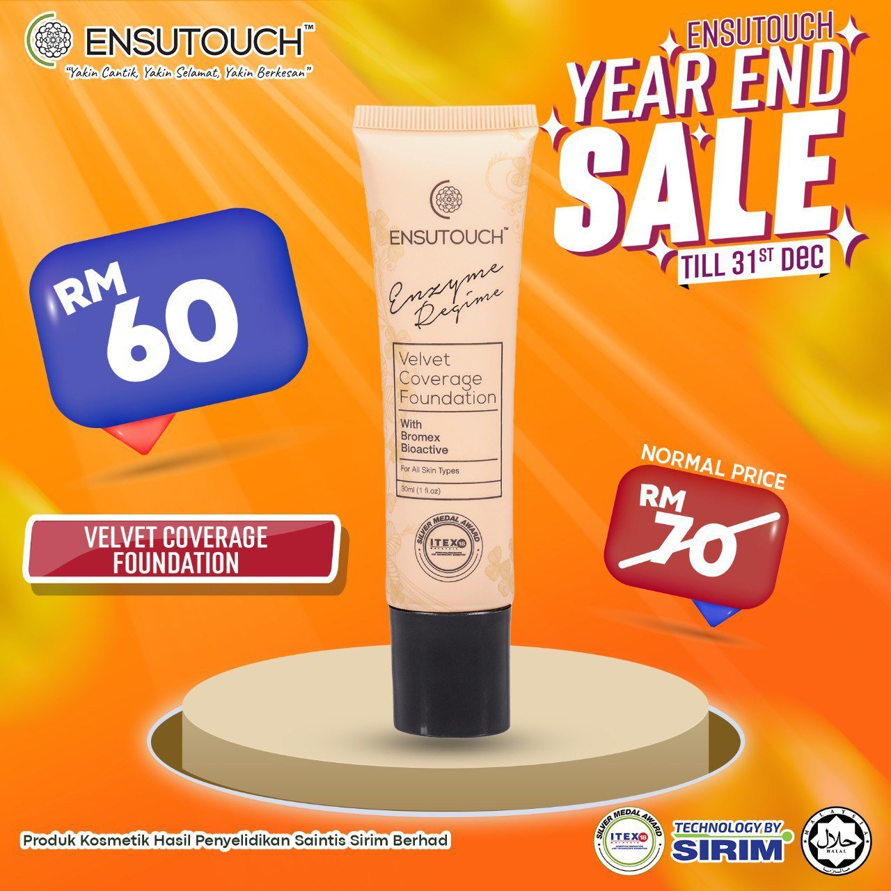 🎉Year End Sale VELVET COVERAGE FOUNDATION 30ML